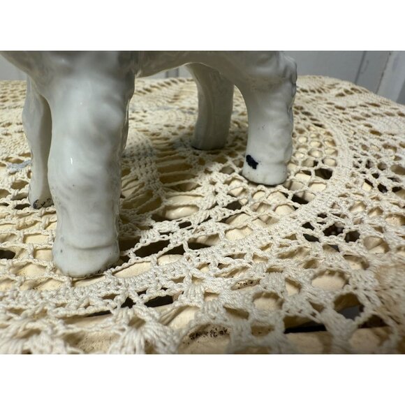 Vintage 50's Lamb Sheep Miniature Porcelain planter Vase - Picture 4 of 9